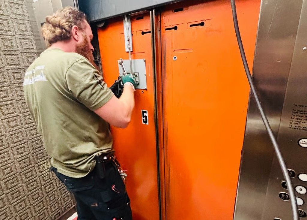 Local technician on a service call
